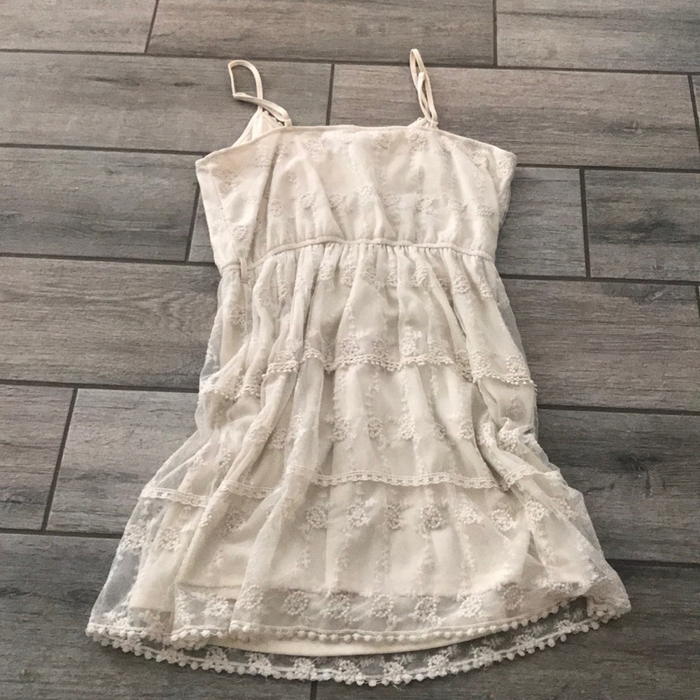 Cream colored Lacey dress